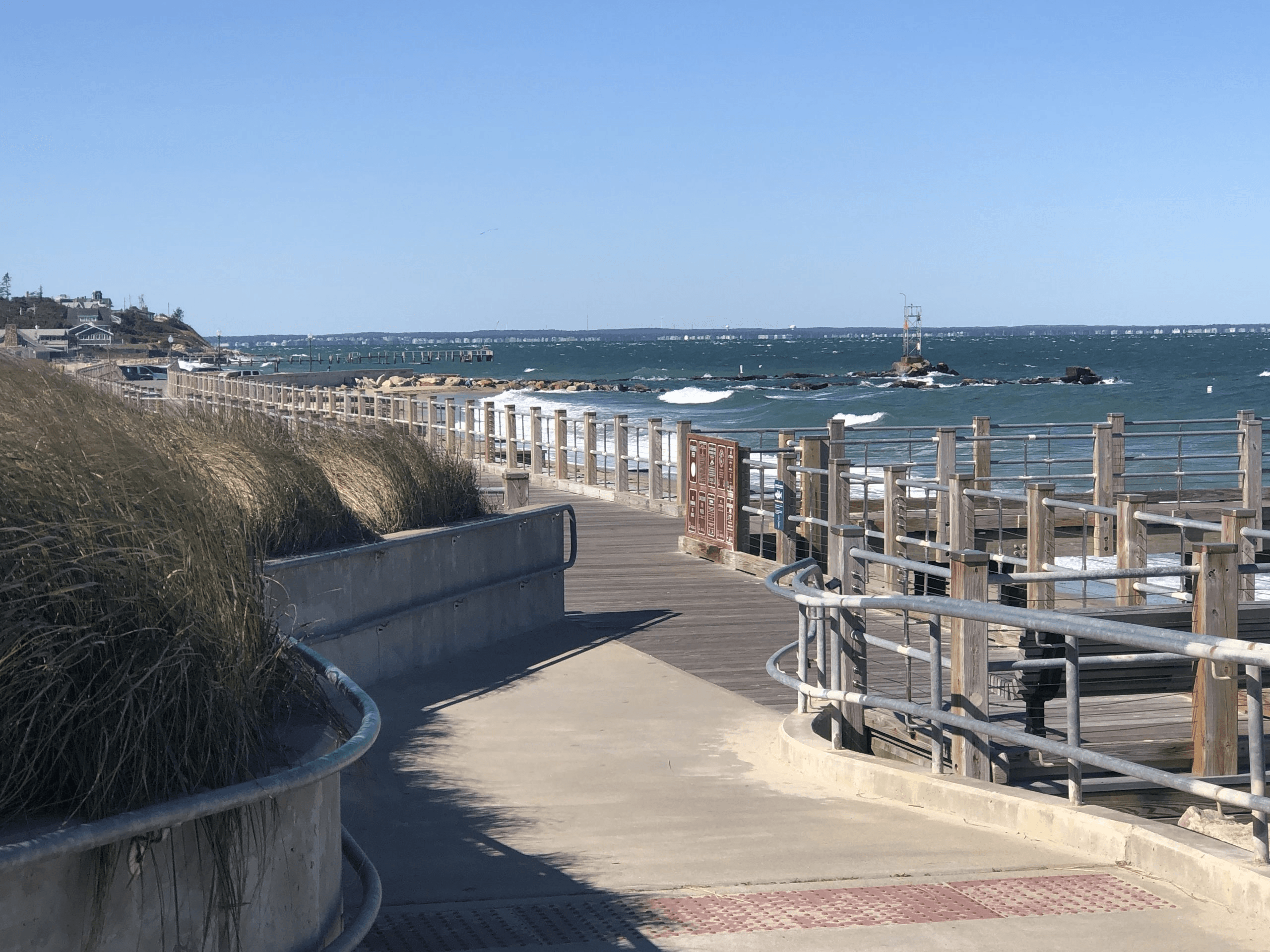 New walkways at the Oak Bluffs Fishing Pier